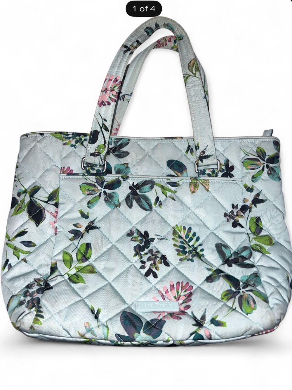 Vera Bradley Quilted Floral Original Small Tote Bag -